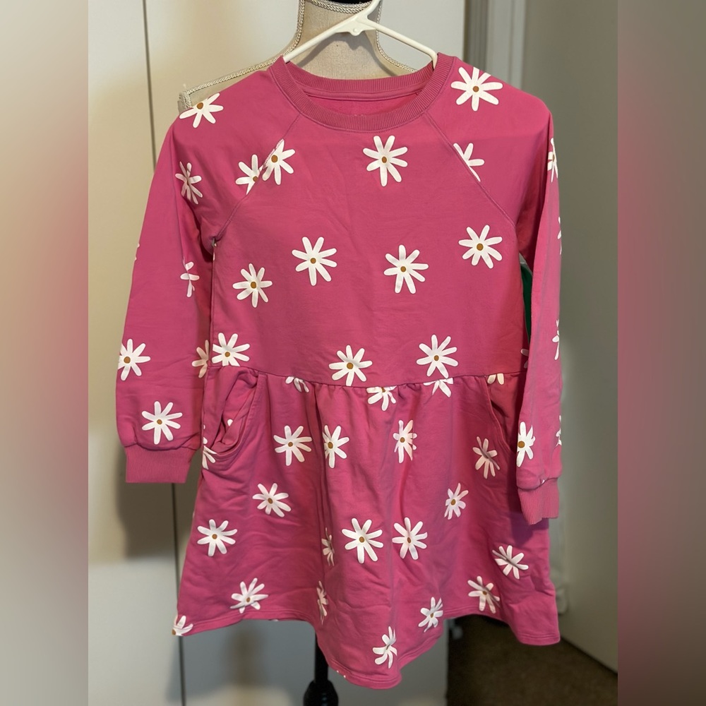 Girls Sweatshirt dress 10/12